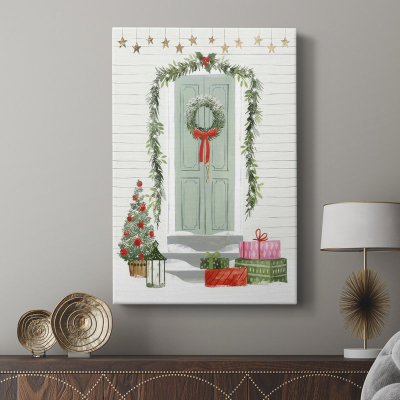 Porte d'entrée festive I - galerie sur mesure, H 18 po x l 12 po