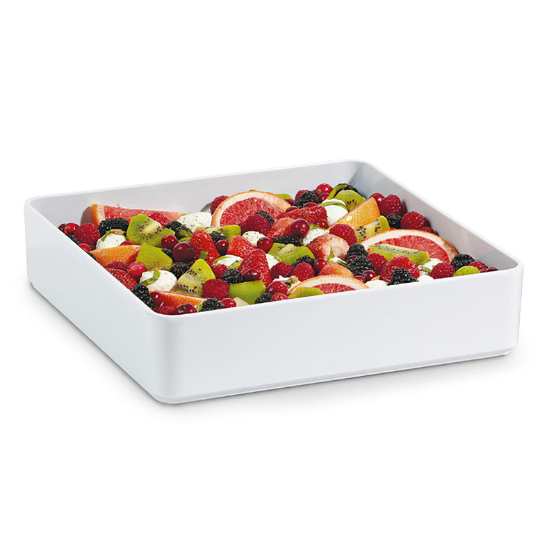 ML-85-W - 5,7 pte (Rebord plein 5,8 pte), bol carré 12 po, profondeur 2,75 po, Blanc