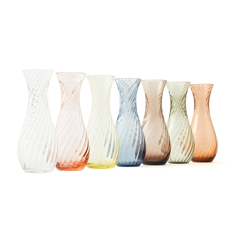 Quinn Crystal Carafe, Rose