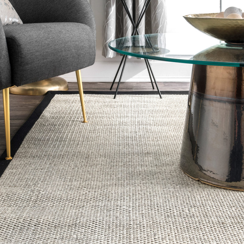Tapis gris en jute / sisal Anderson, Rectangle 9 pi x 12 pi