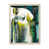 Toile avec cadre flottant brun