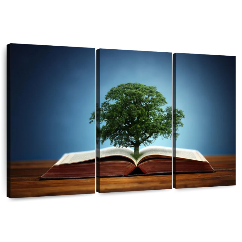 Kerner Book Of Wisdom, 48" H x 74" W