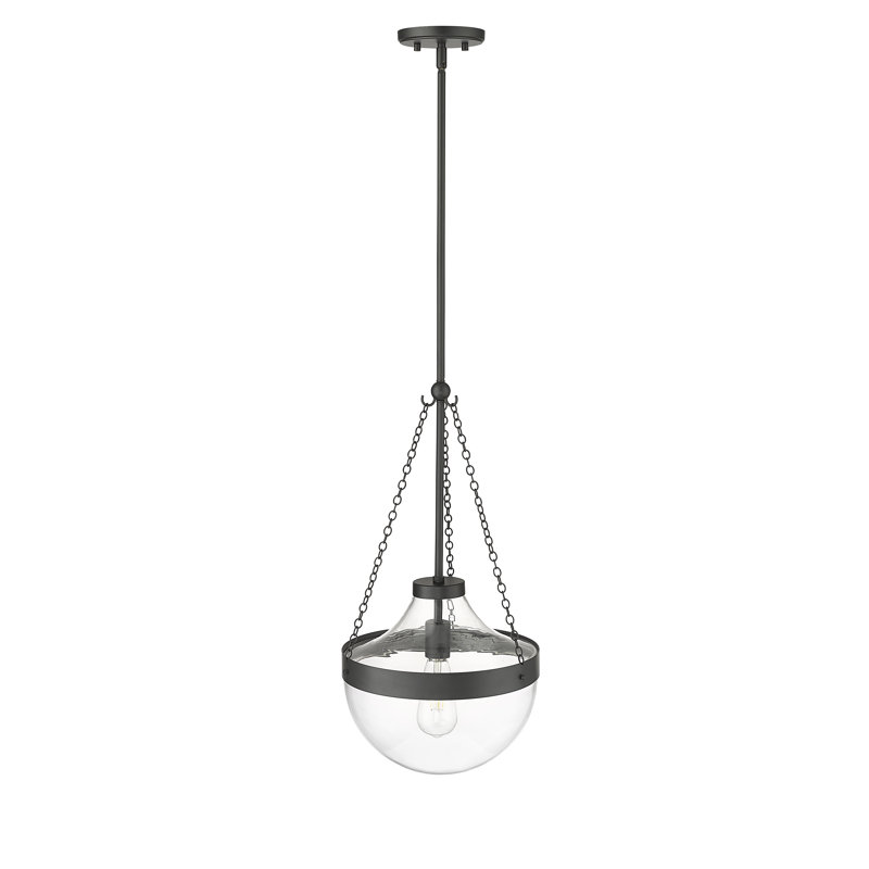 Marama 1 - Light Teardrop Pendant, Matte Black