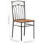 44 cm H Slat Back Dining Chair