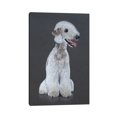 Bedlington Terrier par Mikhail Vedernikov - Giclée sur toile tendue avec châssis