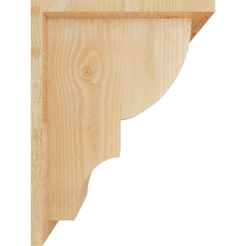 Corbeau Ridgewood avec contre-plaque, H 16 po x l 8 po x P 12 po, Sapin de Douglas, Sciage brut