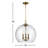 Vermilion 3-Light Dimmable Globe Pendant -946501462