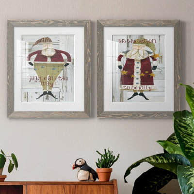 Jingle Santa - ensemble de 2 reproductions