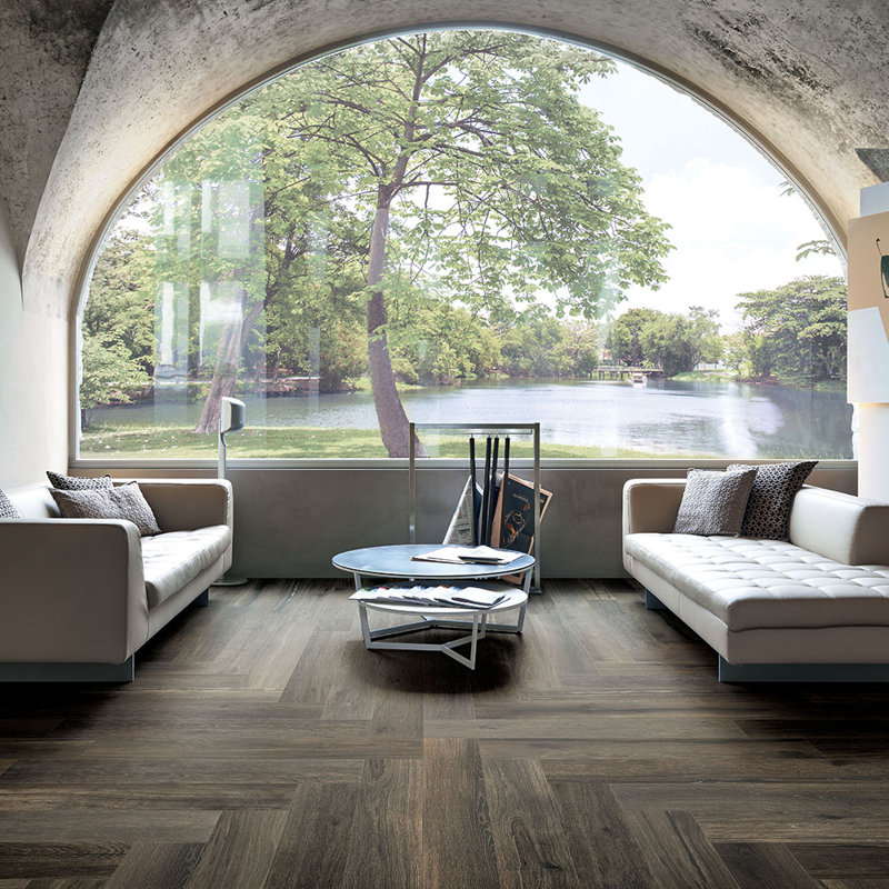 Brentwood 8X48 Wood Choco Matte, Brown