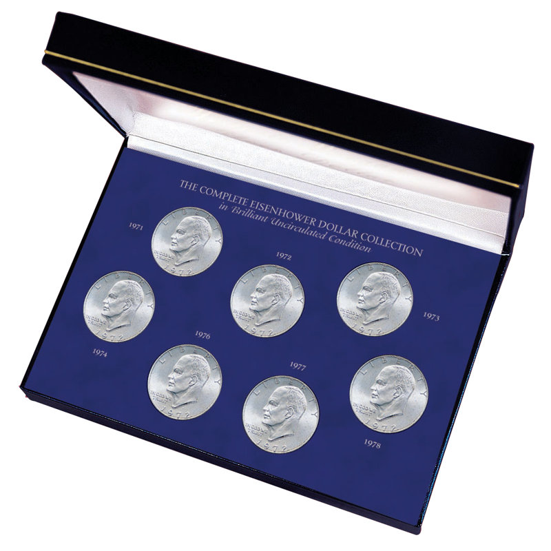 Boîte de présentation de l’état complet en francs eisenhower