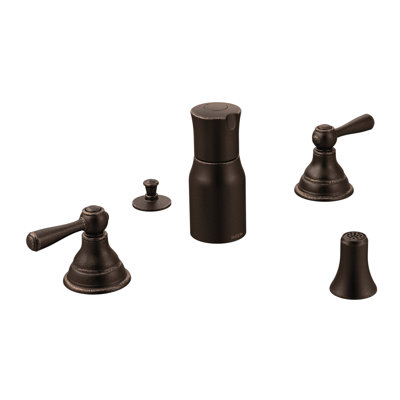 Kingsley Double Handle Vertical Spray Bidet Faucet