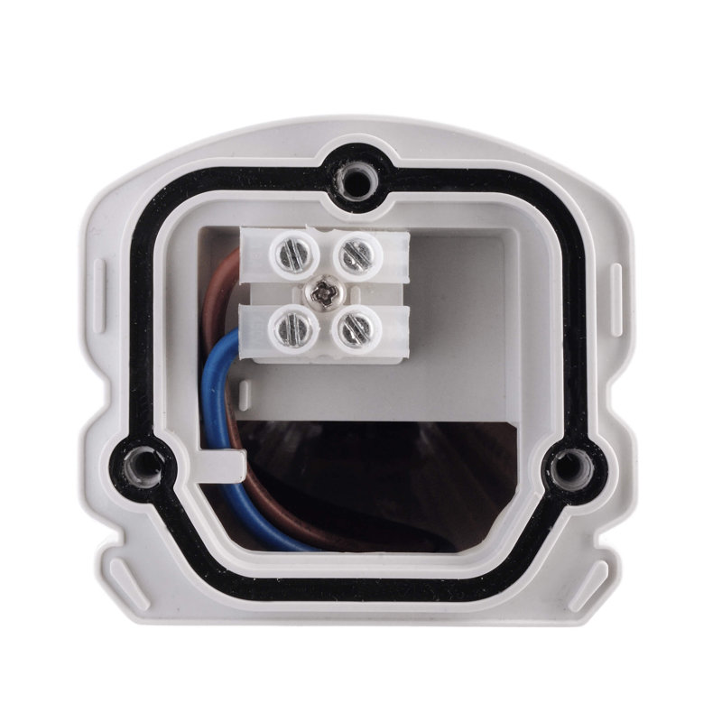 White LED Outdoor Flush Mount, 5.6cm H x 129.6cm W x 15.5cm D