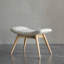 Chaise berçante en bois massif