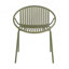 Ensemble de salle à manger d'extérieur moderne 7 pièces avec chaise empilable-1849315262