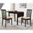 Rectangular 52-Inch Extension Dining Table, Cappuccino