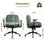 Chaise de bureau en chenille de qualité supérieure avec siège large et accoudoirs rabattables-291330105