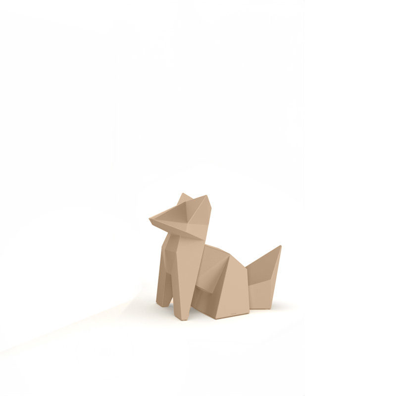 Statue de jardin renard en plastique, Chameau
