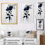 «Blue Hibiscus Euphoria I - Floral Hibiscus», reproductions d'art mural-791332136-791332139