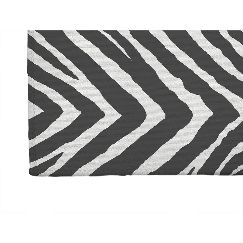 Paillasson Zebra, L 24 po x L 36 po, Ivoire ivoire