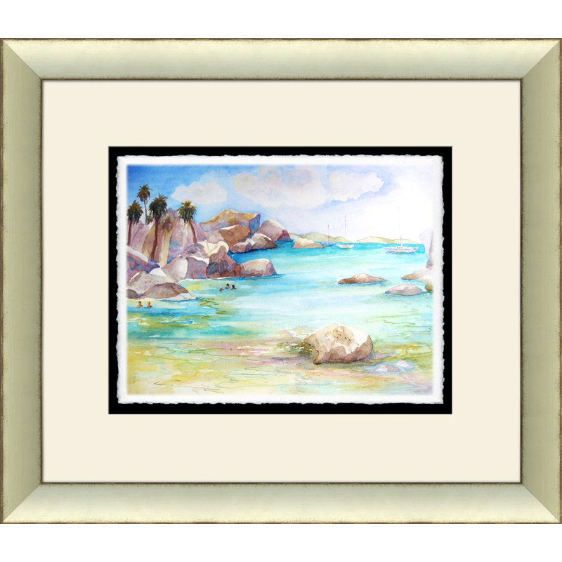 Swimming At The Baths Print