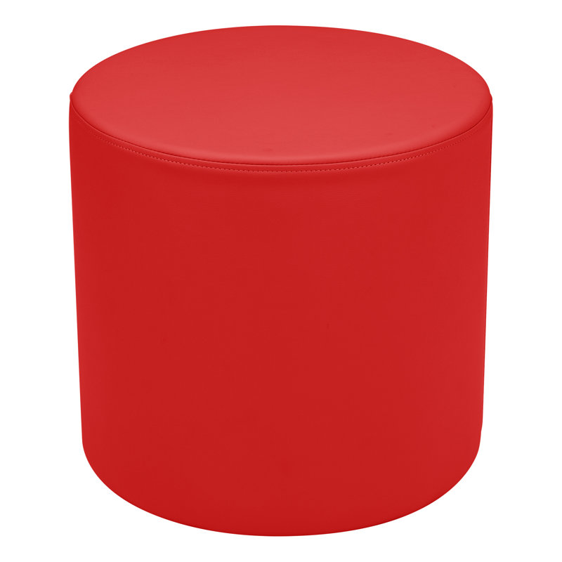 Nicholas Flexible Learning Modular Soft Seating Circle Ottoman for Classrooms and Common Spaces, 20" H x 18" W x 18" D, Yes