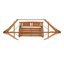 Arianna 2 Person Rubberwood Porch Swing