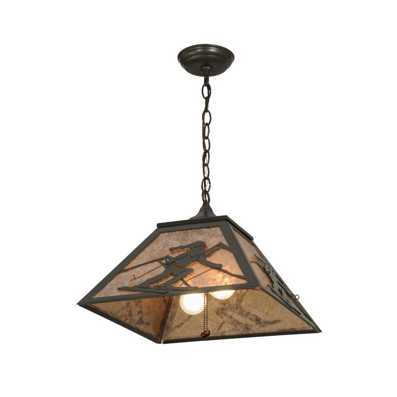 2 - Light Timeless Bronze Unique/Statement Pendant