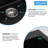 33"L x 22"W Black Granite Composite Kitchen Sink Drop In Single Bowl Kitchen Sink with Two Faucet Holes,Bottom Grid