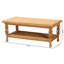 Table basse en rotin naturel Bali & Pari Dolby