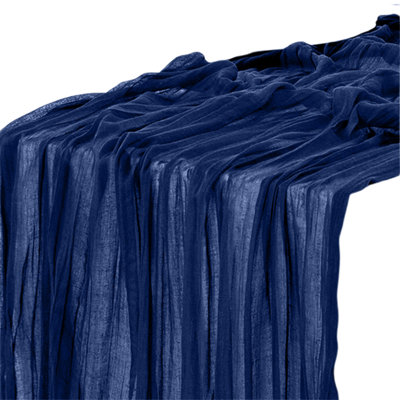 Boho Gauze Green Wedding Table Runner Fabric Kitchen Dining Holiday Table Decor For Home Party Indoor