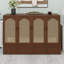 Lit escamotable, lit armoire en bois avec centrale électrique et panneau de décoration en rotin-1473095477