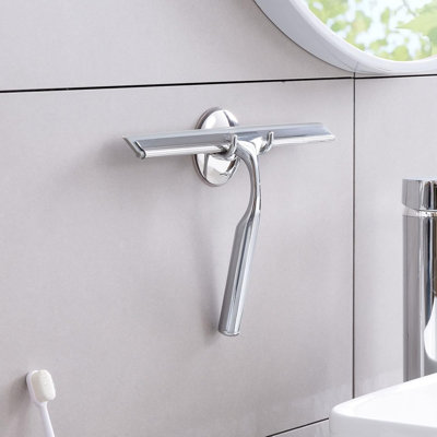 10 Glass Door Stainless Steel Shower Squeegee