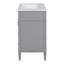 Eudaldo 30.01'' Single Bathroom Vanity with Solid Wood Top-916481399