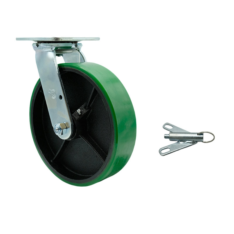 Poly sur roulettes en fonte, Vert