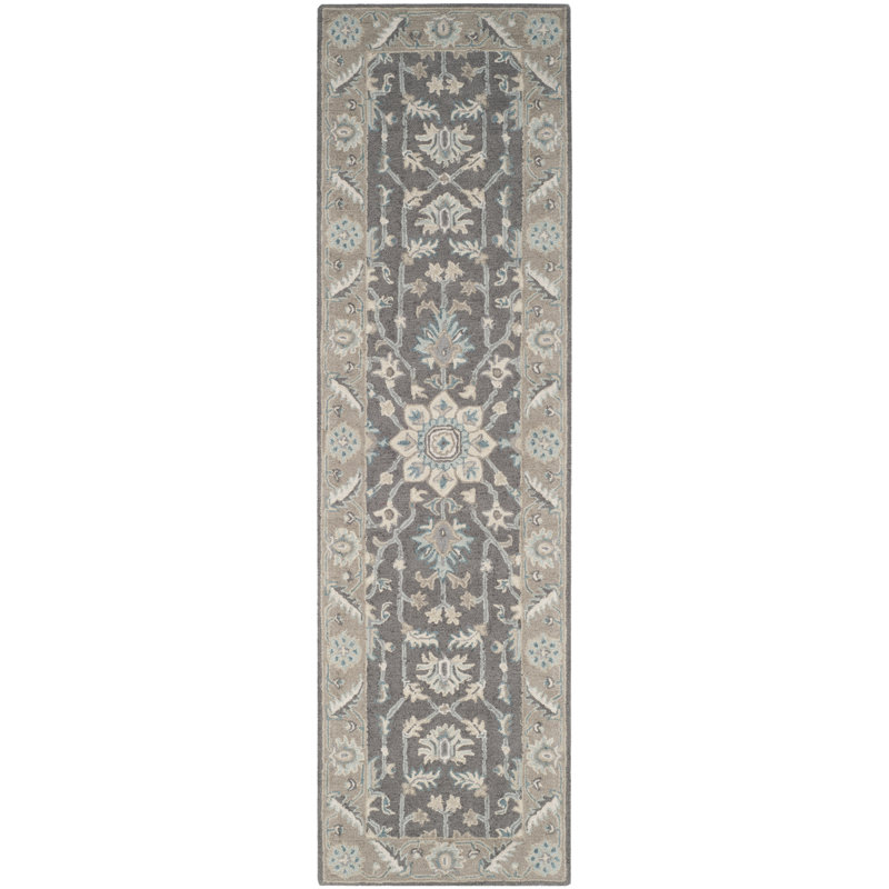 Luitpold Hand Tufted Wool Oriental Rug, Runner 2'3" x 10'