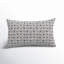 Liza Pillow Cover & Insert Rectangle in White/Black
