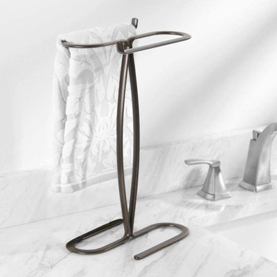 Porte-serviettes mural pour salle de bain