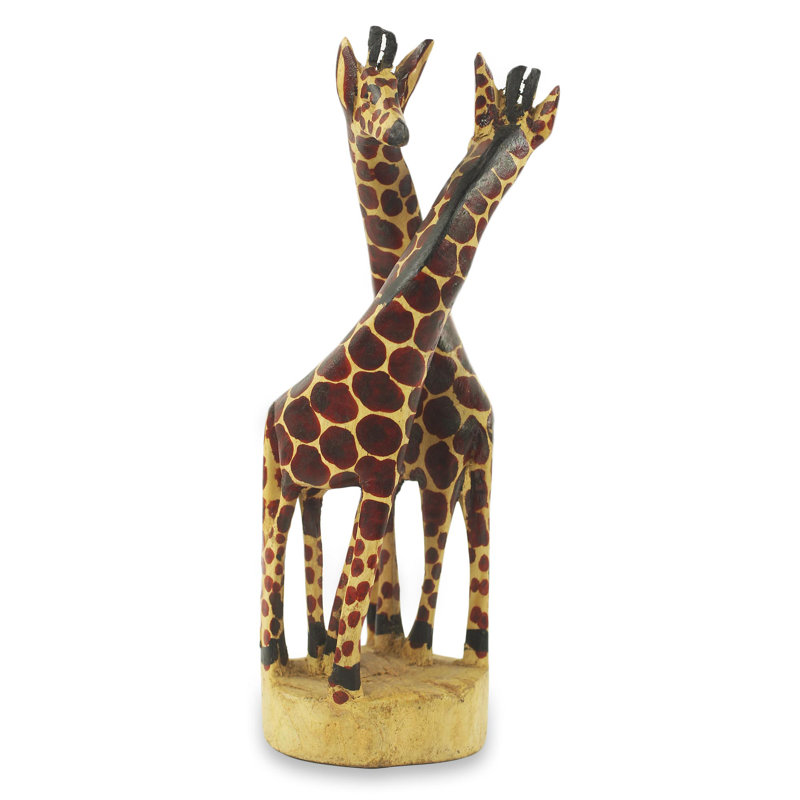 Figurine giraffe Youngberg, H 12,75 po x l 3,5 po x P 3,1 po