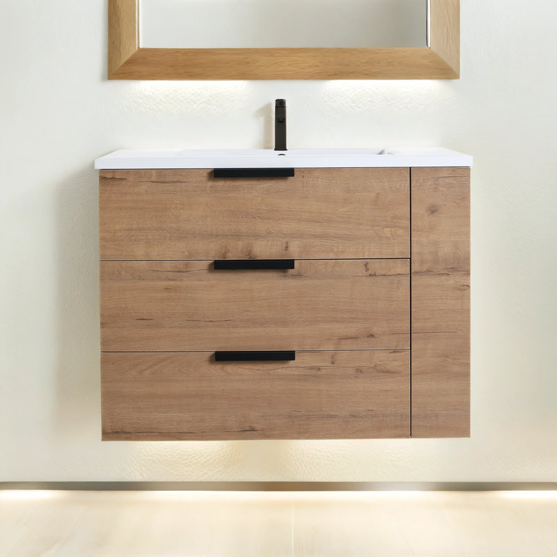 Meuble-lavabo simple 30,03 po avec dessus Cowden
