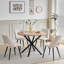 43.5cm H Upholstered Metal Parsons Chair-787382563-774868827