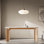 Quinterrius Rectangular with Solid Wood Base Dining Table