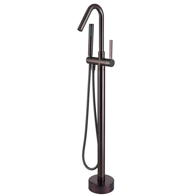 Floor Tub Filler with Diverter, Oil Rubbed Bronze