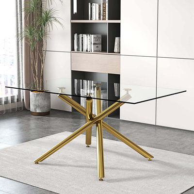 Arieyana Tempered Glass Dining Table