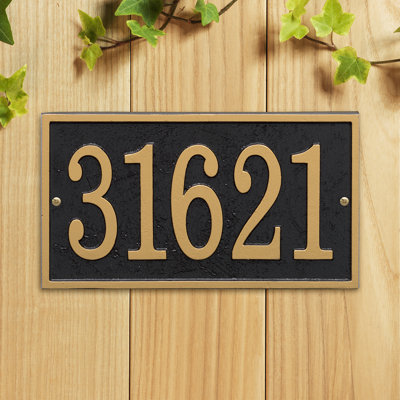 Fast and Easy 1-Line Wall Number Plaque
