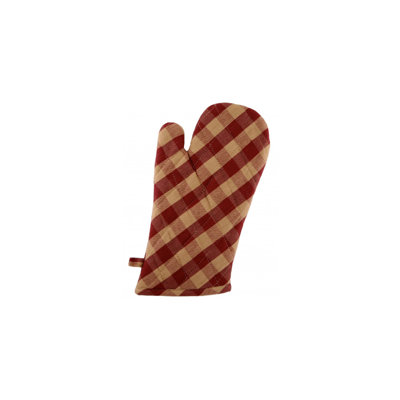 Gracie Oaks Morimasa Plaid Oven Mitt Set