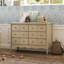 Liberty 6 Drawer 48" W Double Dresser-1815599381