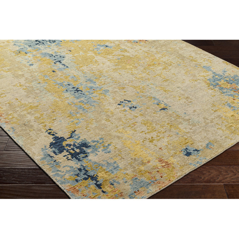 Odyssey Wool Abstract Area Rug, Rectangle 2' x 3'