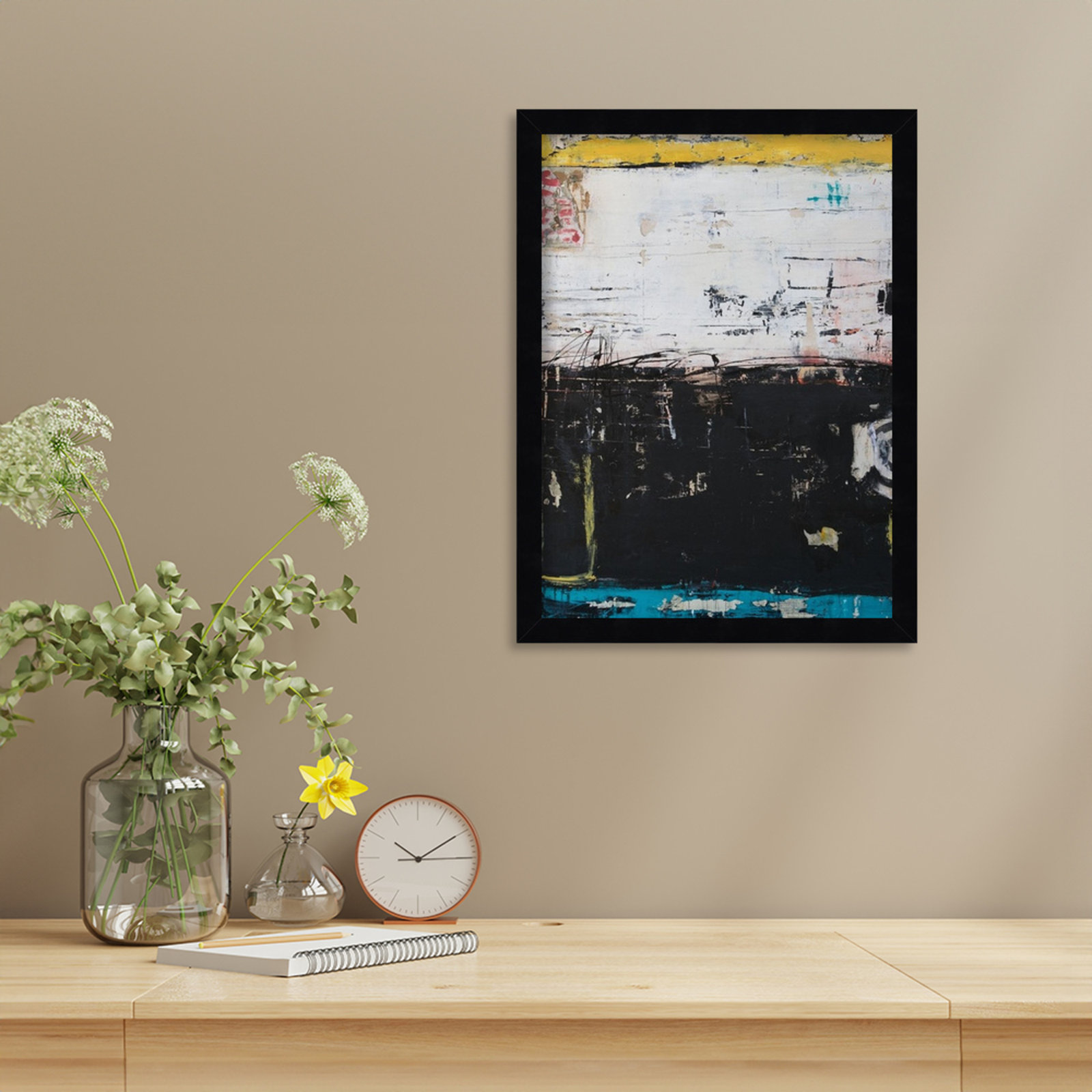 Down and Dirty Print by Erin Ashley, Black, 17" H x 13" W
