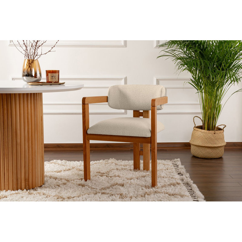 Chaise, Blanc, Beige