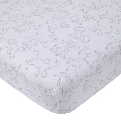Drap-housse pour lit de bébé Nojo Disney